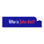 John Galt Bumper Sticker
