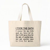 John Galt Oath tote Canvas Bag