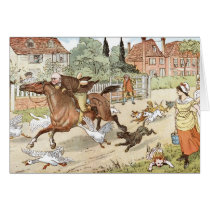 John Gilpin ridings though the village Card