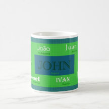 John International Name Mug