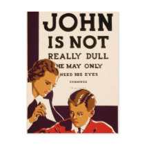 John is not really dull post cards