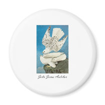 John James Audubon Gyrfalcon magnets