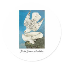 John James Audubon Gyrfalcon stickers