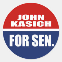JOHN KASICH FOR GOVERNOR STICKERS