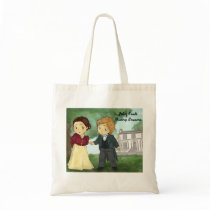 John Keats & Fanny Brawne Canvas Bags