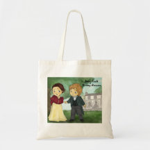 John Keats & Fanny Brawne Canvas Bags