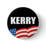 JOHN KERRY Election Gear Pinback Button