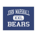 John Marshall - Bears - High - Oklahoma City postcards