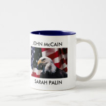 JOHN McCAIN, SARAH PALIN, 2008 Mugs