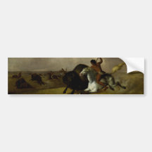 John Mix Stanley - Buffalo Hunt on the Southwester Bumper Stickers