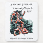 John Paul Jones WW2 Poster Mousepads