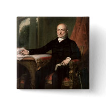John Quincy Adams Button