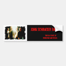 John Schrader Band - disrepair Bumper Sticker