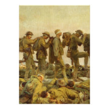 John Singer Sargent - Gassed Personalized Invite