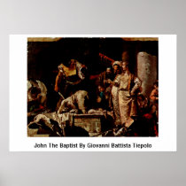 John The Baptist By Giovanni Battista Tiepolo Poster