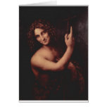 John the Baptist by Leonardo Da Vinci c. 1513-1516 cards