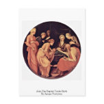 John The Baptist Tondo-Birth By Jacopo Pontormo postcards