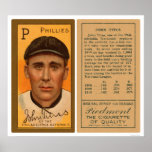 John Titus Phillies Baseball 1911 Print