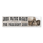 John Wayne McCain '08 bumper stickers