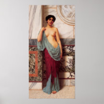 John William Godward - At the Thermae Posters