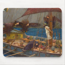 John William Waterhouse - Ulysses and the Sirens Mousepads