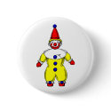 Johnny Automatic Clown Cartoon buttons