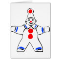 Johnny Automatic Clown Cartoon cards