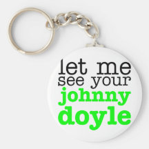 Johnny Doyle Green Keychains