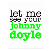 Johnny Doyle Green Post Card