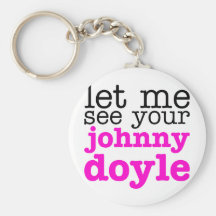 Johnny Doyle Pink Key Chain
