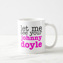 Johnny Doyle Pink Mug