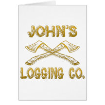 John's Logging Company Card