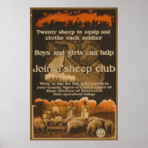 Join a Sheep Club Posters