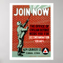 Join Civil Defence Decontamination Squads 1943 WPA posters