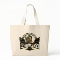 Join His Army Today - God's Army Canvas Bags
