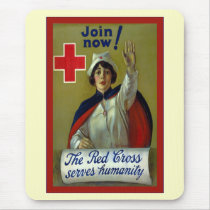 Join Now! ~ Vintage Nurse Mousepad