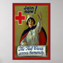Join Now!~Vintage Nurse Poster