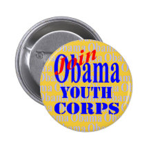 Join Obama Youth Corps Button