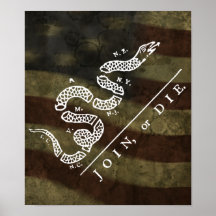 Join Or Die :: $24.95 Posters