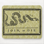 Join Or Die Flag Mouse Pad mousepads