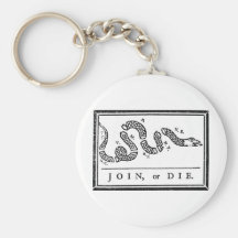 Join, or Die Key Chain