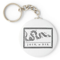 Join Or Die Key Chains