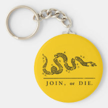 Join or Die - Libertarian Key Chain