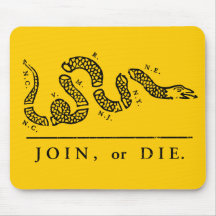 Join or Die - Libertarian Mouse Mats
