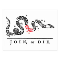 JOIN, or DIE New Jersey postcards