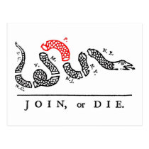 JOIN, or DIE Pennsylvania postcards