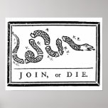 Join or Die Print