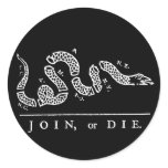 Join or Die stickers