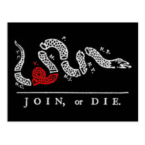 JOIN, or DIE Virginia postcards