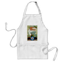 Join The Air Service ~ Give 'Er The Gun Aprons